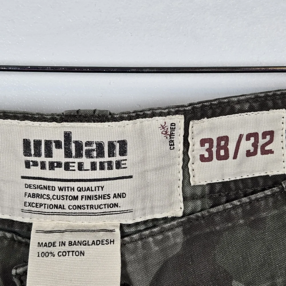 Urban Pipeline Green Camo Cargo Pants Mens Size 38